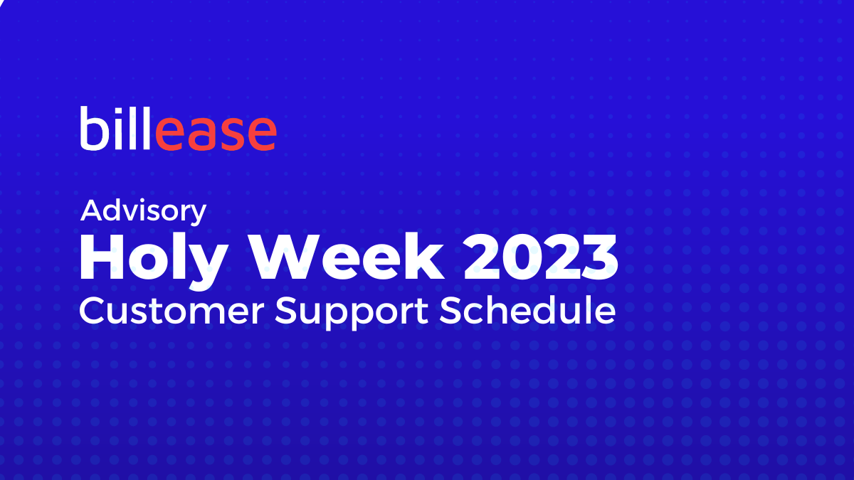 Billease Holy Week 2023