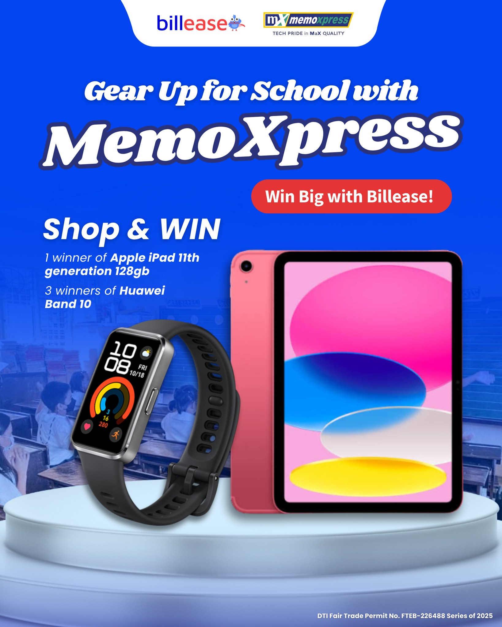 Gear Up for School with MemoXpress: Win Big with Billease!